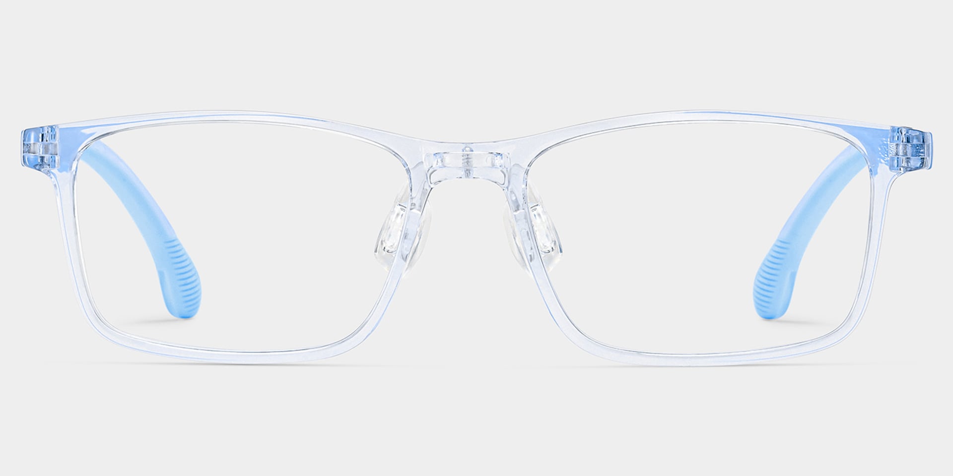 Sunny Rectangle Blue Frame Eyeglasses for Tween1