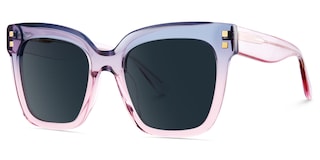 Minguela Square Gray Pink Sunglasses2