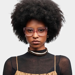 Skylar Butterfly Crystal Pink Glasses0