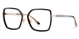 Jill Black Square Glasses2