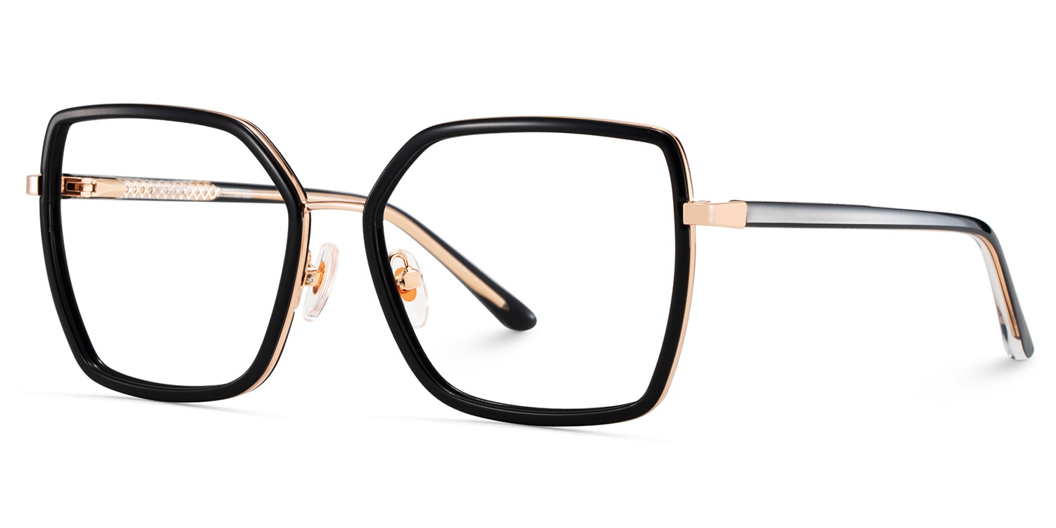 Jill Square Black Glasses2