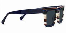 Laguer Rectangle Blue Glasses3