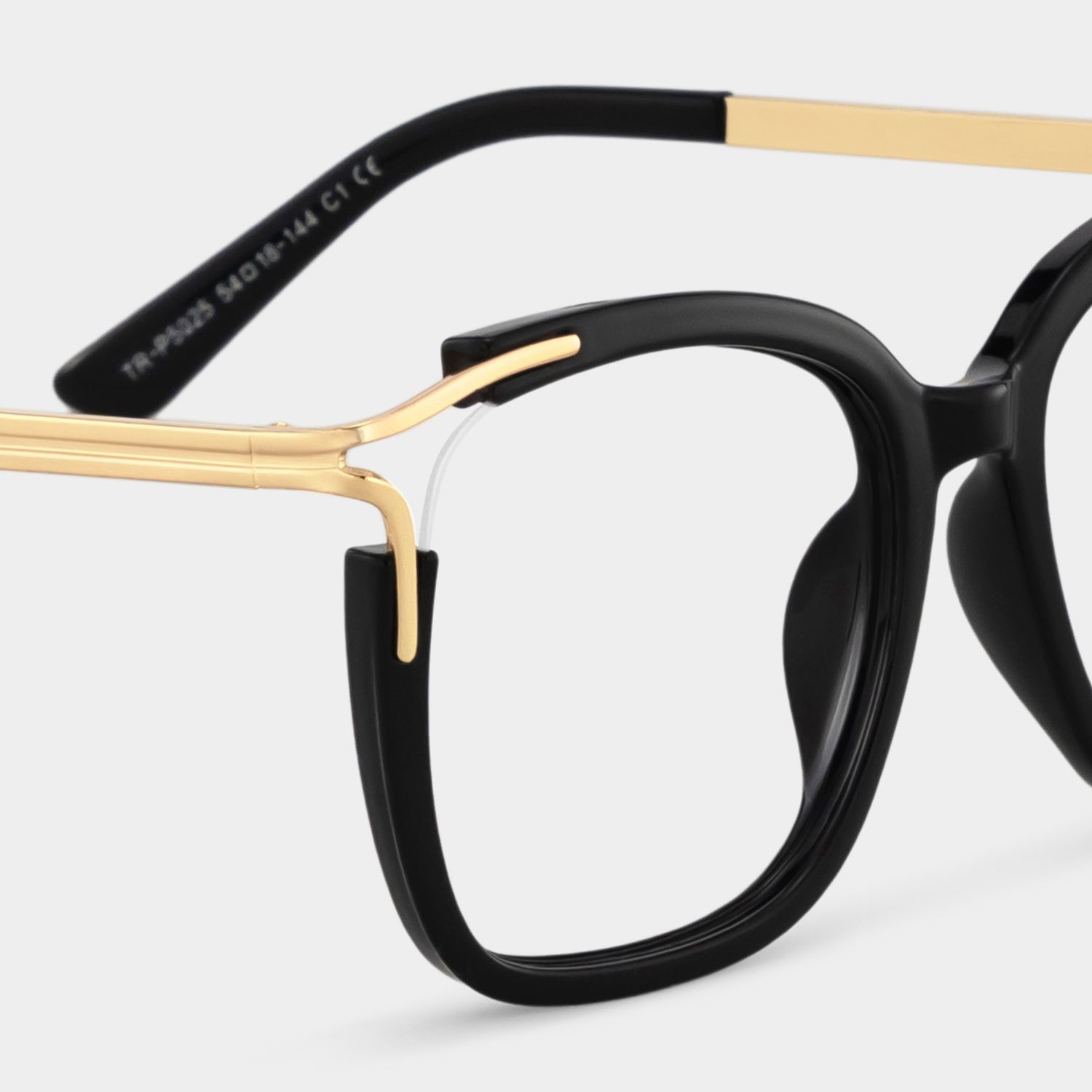 Spring hinges Sidibe Eyeglasses, Sidibe Black Glasses -Zeelool