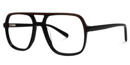 Moud Aviator Black Glasses1