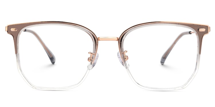 Roque Geometric Two-Tone Glasses