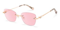 Seth Rectangle Rose Gold Glasses2