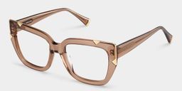 Dax Beige Square Glasses3