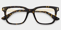 Axel Rectangle Tortoise Glasses3