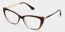 Harlow Rectangle Brown Glasses3