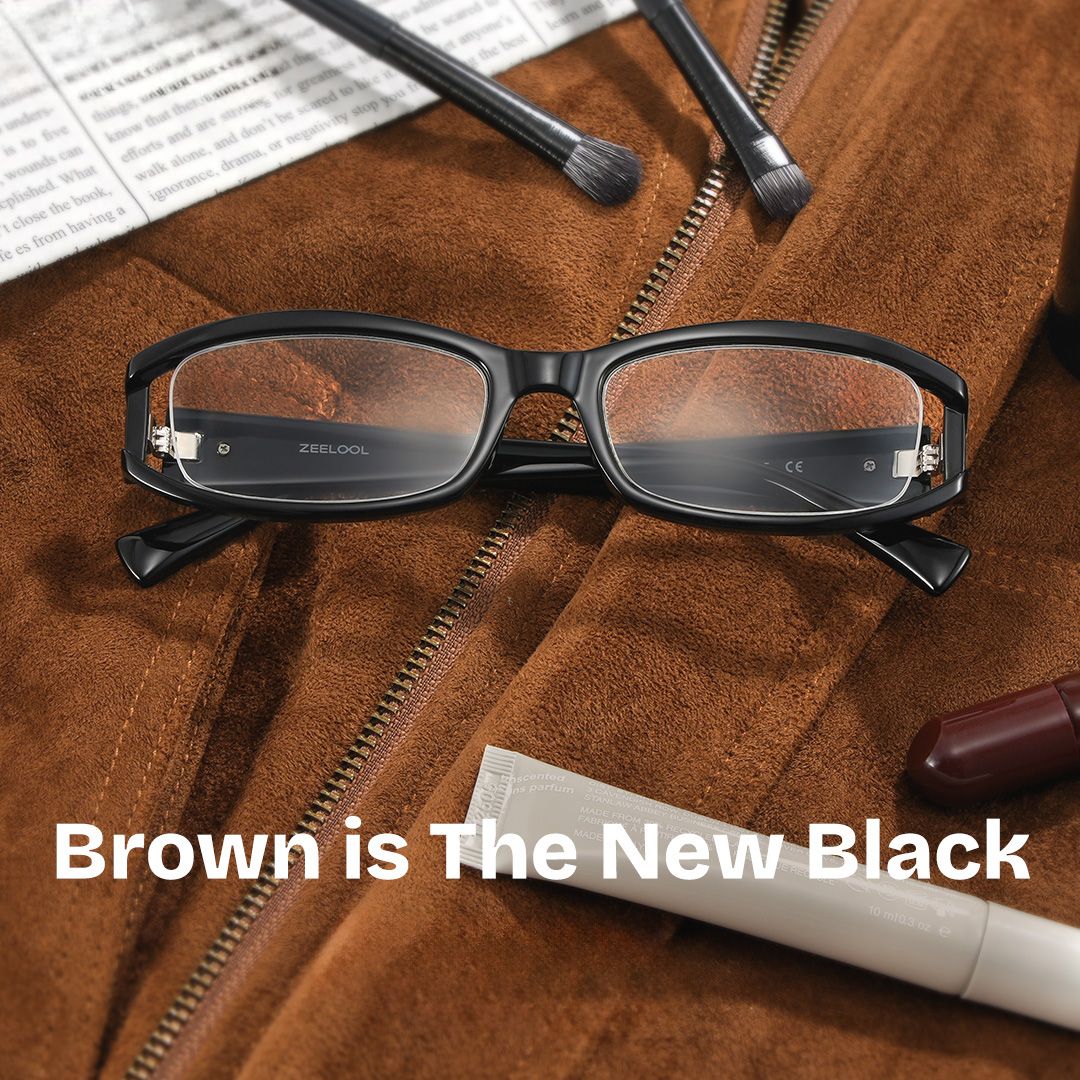 Willow Thick Black Rectangle Glasses for Teenager | ZEELOOL0