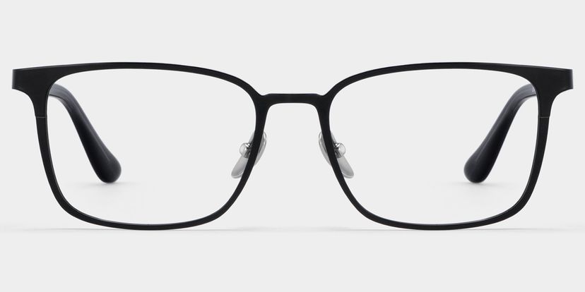 Aubrey Rectangle Black Glasses