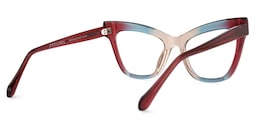 Saucie Cateye Multicolor Glasses3