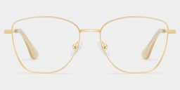 Skyler Square Gold Glasses1