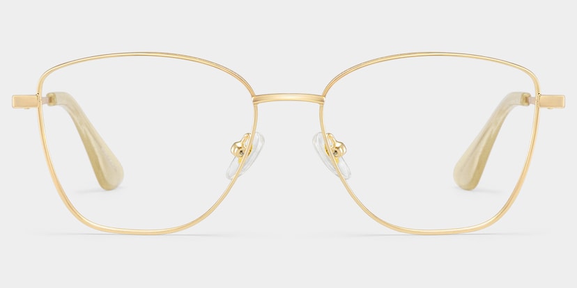 Skyler Square Gold Glasses