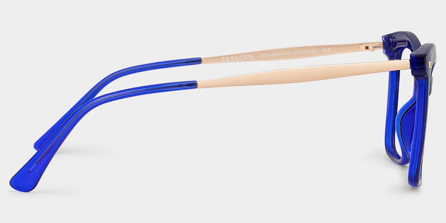 Blue-Tortoise Color for Isaebella Frame Glasses | Zeelool3