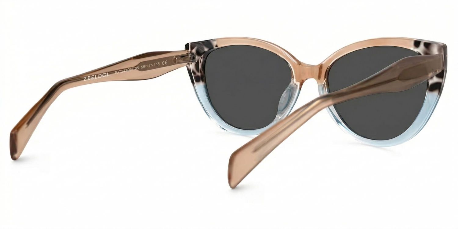 Narine Cat Eye Multicolor Frame Sunglasses Online Sale | ZEELOOL