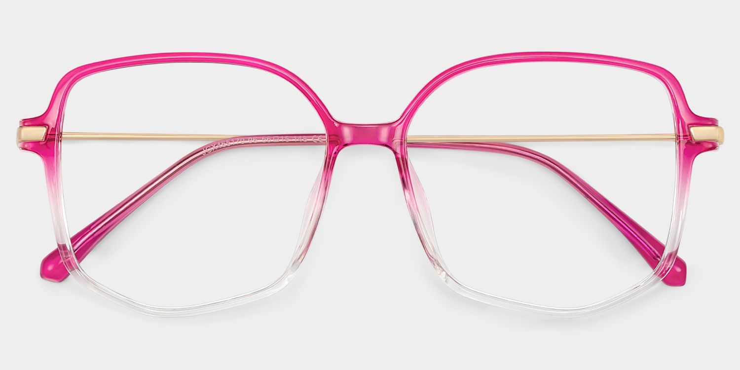 Payton Square Geometric Ombre Frame Glasses | Zeelool1