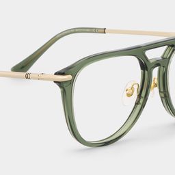 Isabelle Green Aviator Glasses5