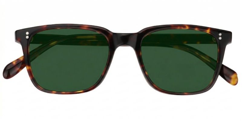 Lamont Tortoise Rectangle Polarized Sunglasses for Driving | ZEELOOL1