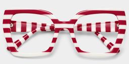 Pavia Red Butterfly Glasses1