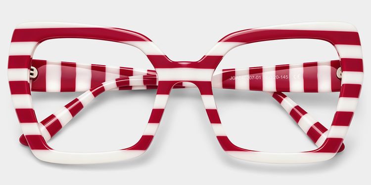 Pavia Red Butterfly Glasses