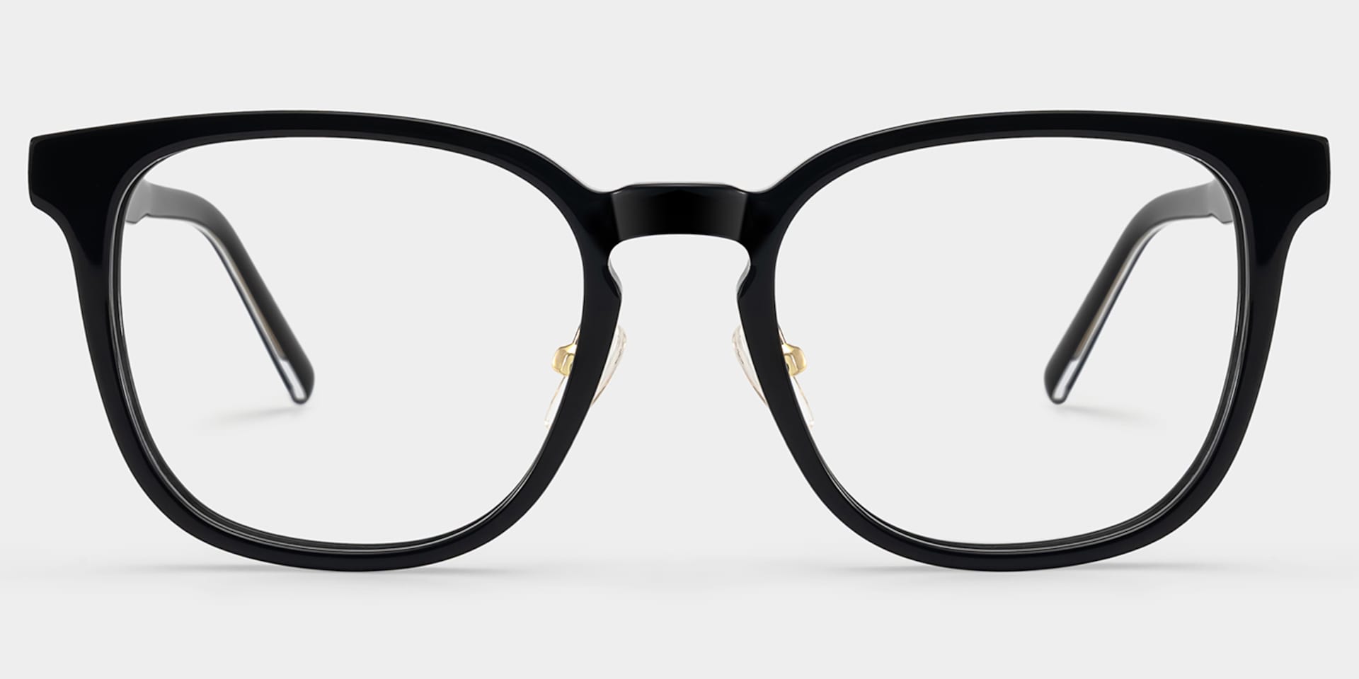 Hailey Black Frame Glasses with Square Frame Online | ZEELOOL1