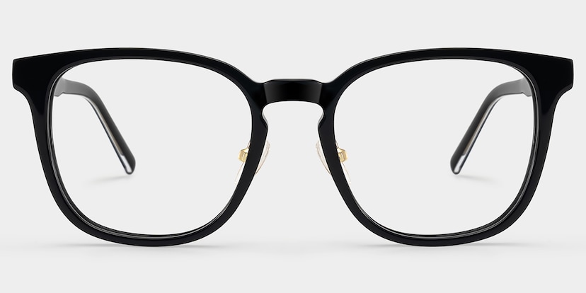 Hailey Square Black Glasses