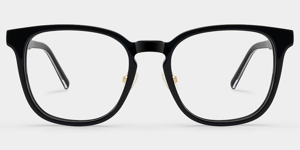 Hailey Square Black Glasses