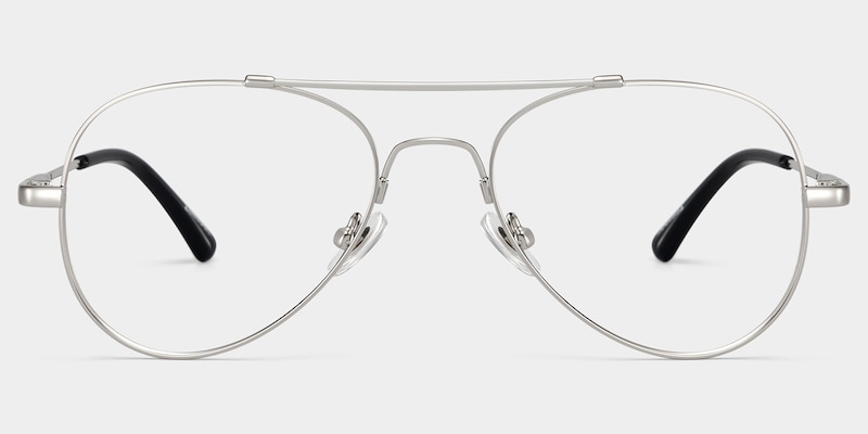 Chaima Aviator Silver Glasses good-img