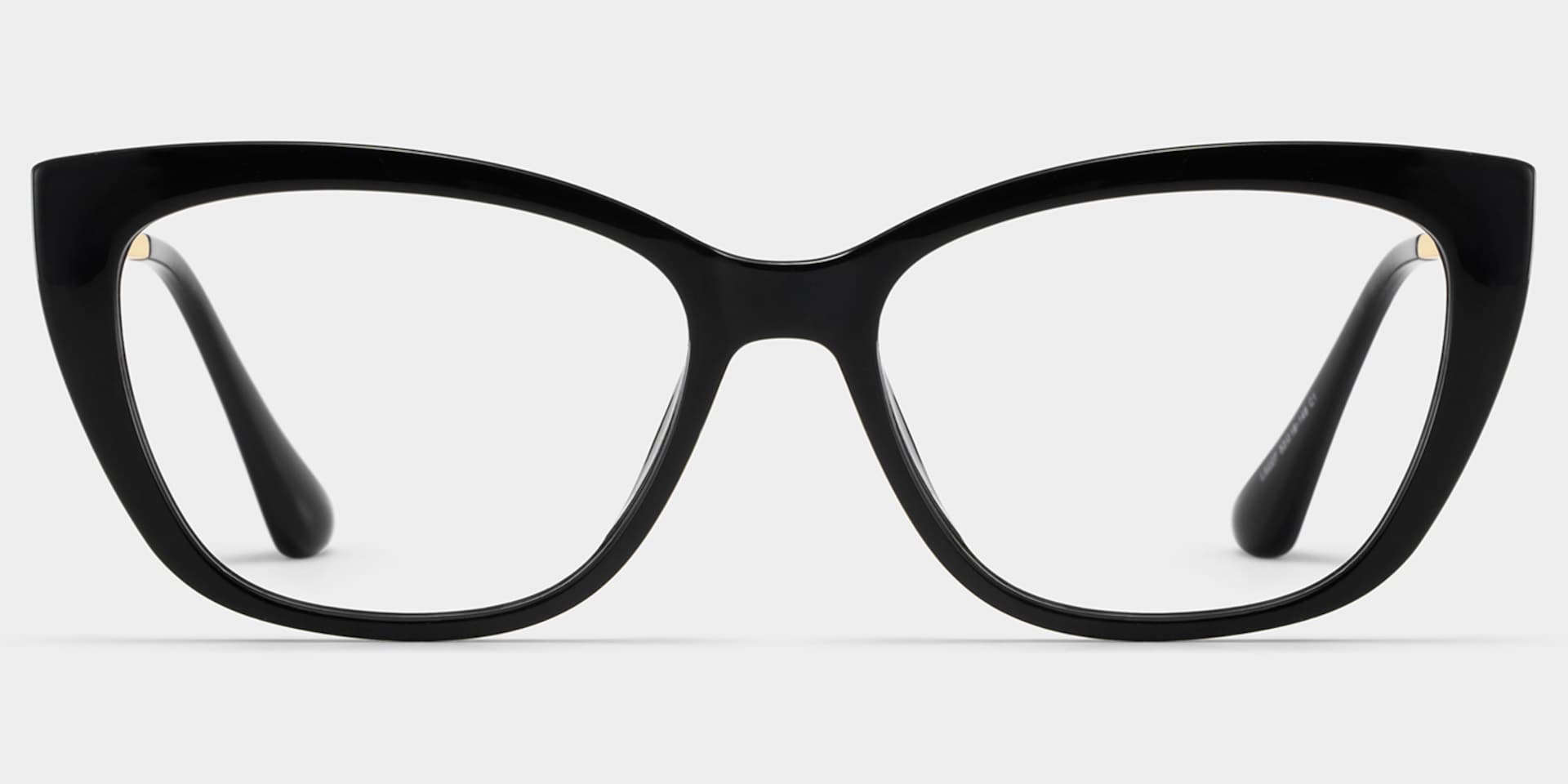 Harlow Black Frame Glasses with Rectangle Frame Online | ZEELOOL1