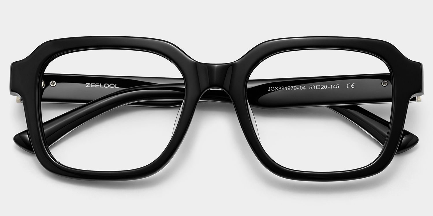 Parker Black Square Eyeglasses for Women | ZEELOOL2