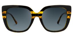 Brenda Square Tortoise Sunglasses0