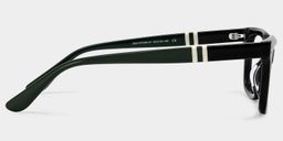 Fern Black Rectangle Glasses4