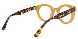 Belloso Round Yellow Glasses3