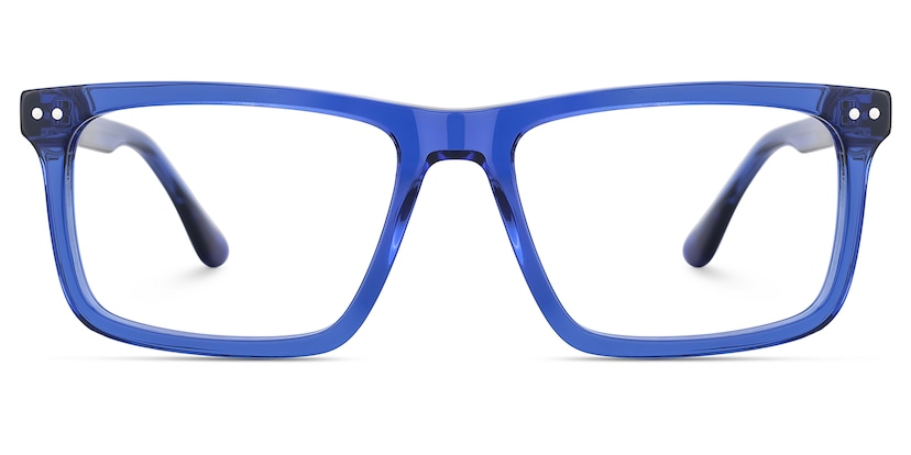 Emerson Rectangle Blue Glasses