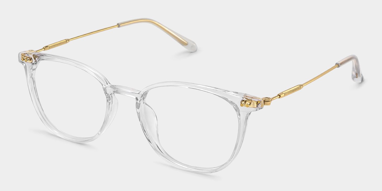 Vilanova Round Clear Glasses | Zeelool Glasses2