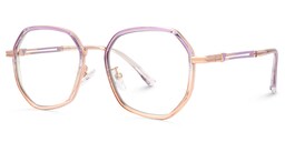 Frazier Geometric Two-Tone Glasses1