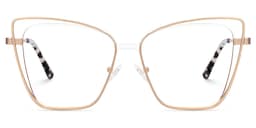 Castillo Butterfly Gold Glasses0