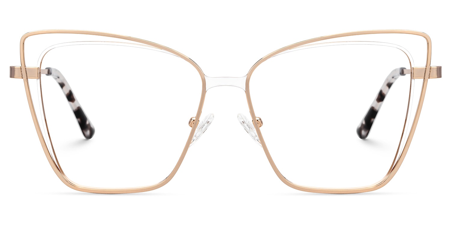 Castillo Butterfly Gold Glasses0