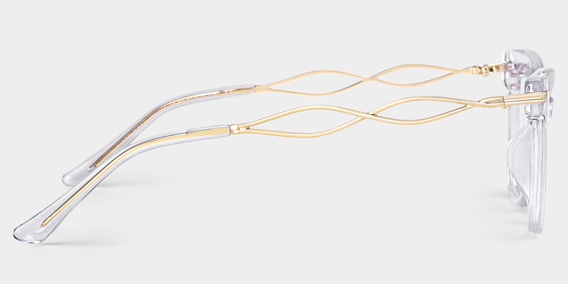 Mason Eyeglasses in Cat eye Crystal Frame | Zeelool4