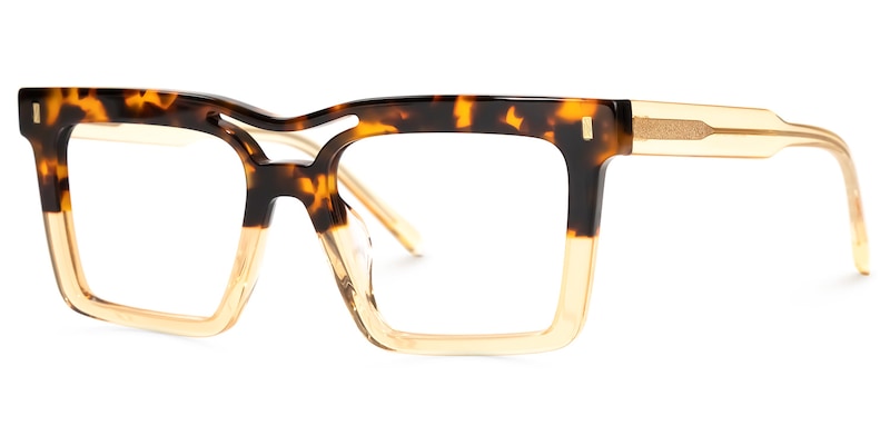 Tamekia Square Tortoise Glasses1