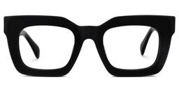 Keisa Square Black Glasses0