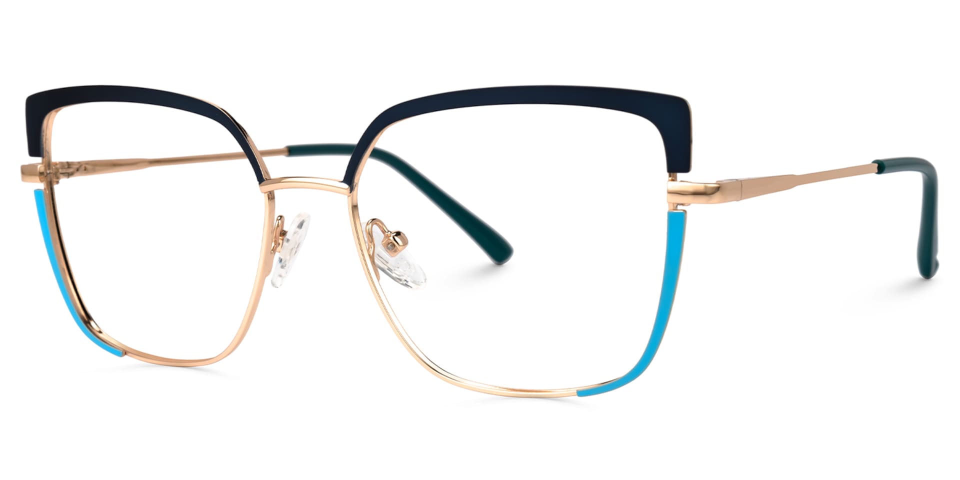Grasso Square Two-Tone Glasses1