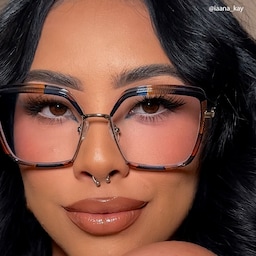 Cordaro Square Floral Glasses4