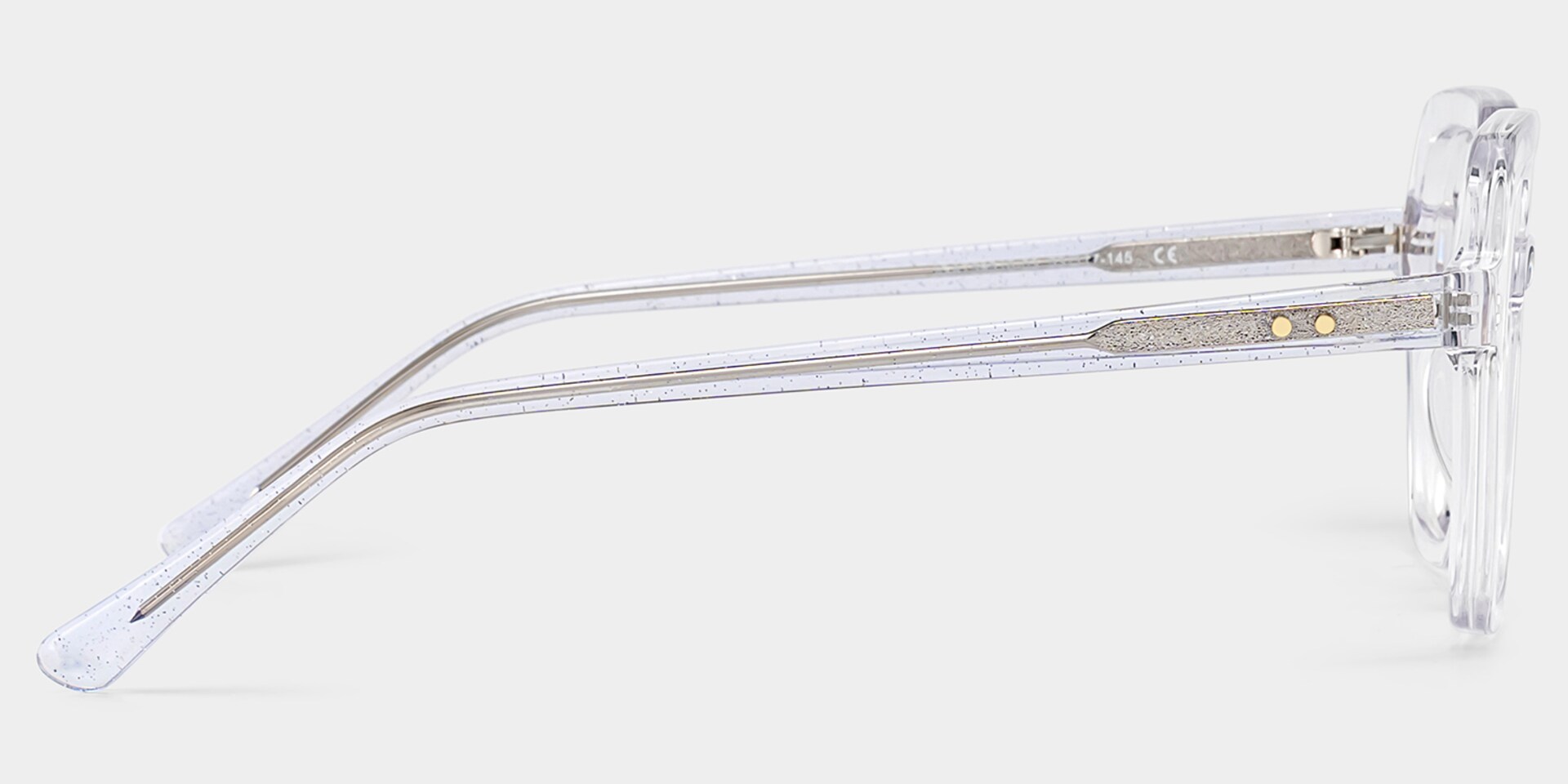 Devon Geometric Clear Hexagon Glasses for Women | ZEELOOL4