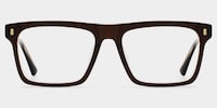 Henry Rectangle Brown Glasses1
