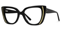 Smolin Cateye Black Glasses1