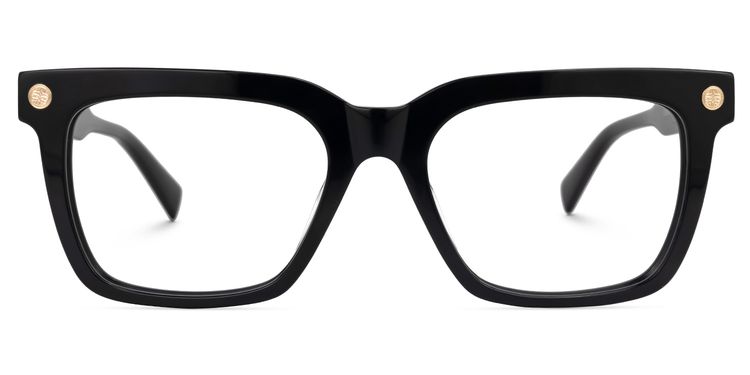 Rodriguez Rectangle Black Glasses