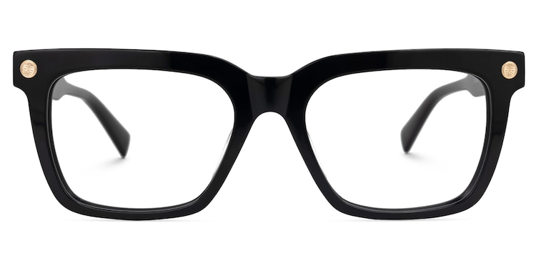 Rodriguez Rectangle Black Glasses