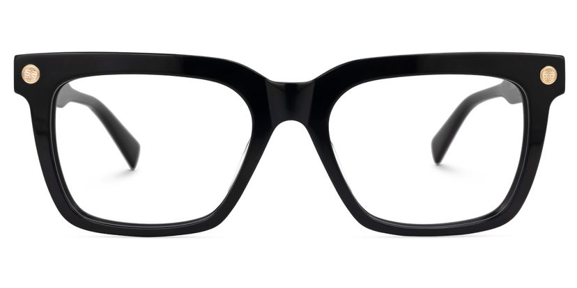 Rodriguez Rectangle Black Glasses